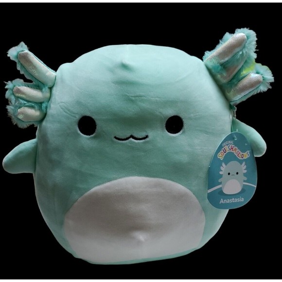 Squishmallows 10” Anastasia Axolotl Blue Green Teal Plush Toy NEW - Picture 5 of 6